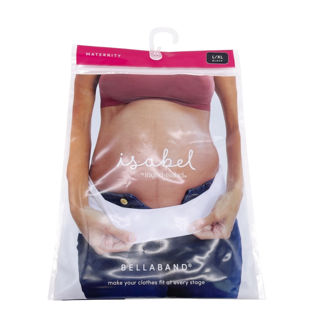 Ingrid + Isabel Bellaband Maternity Belly Band Black Size L/XL